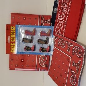 Cowboy Party Tablecloth Decorations